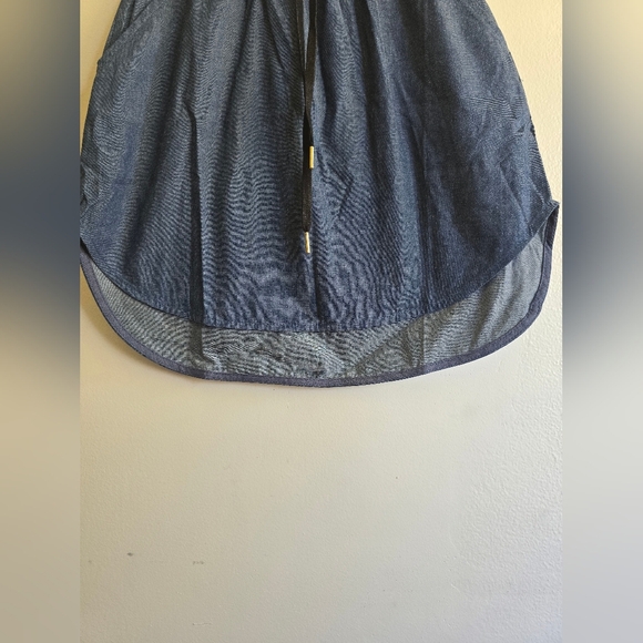 NWOT, Never A Wallflower, Light Blue Denim Track Skirt, Size Small - Picture 5 of 8